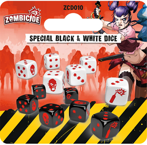 Zombicide 2nd Edition - Special Black and White Dice