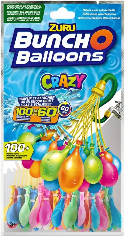 ventilator Peer Hardheid Bunch O Balloons - Crazy Waterballonnen - kopen bij Spellenrijk.nl